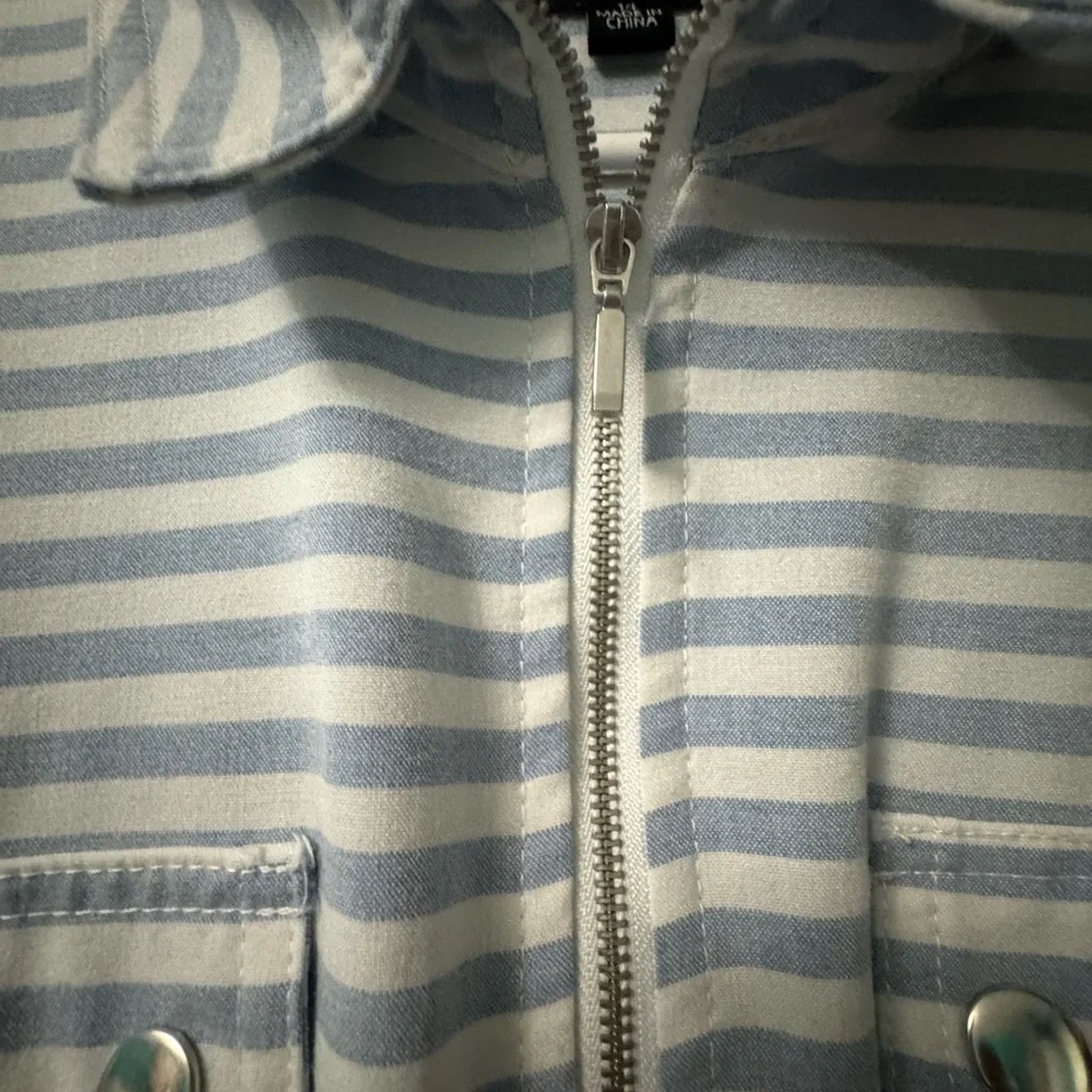 Nautical/Costal Women’s Striped Utility Dress w/ Belt 14 - Picture 5 of 7